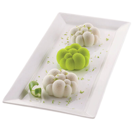 Bollicine Silikomart - bąbelki - forma silikonowa do monoporcji - śr. 70 x wys. 30 mm / poj. 85 ml x 6 porcji