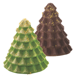 Sapin Magique Silikomart - choinka - forma silikonowa do monoporcji i deserów - śr. 67 x wys. 74 mm / poj. 85 ml x 6 porcji