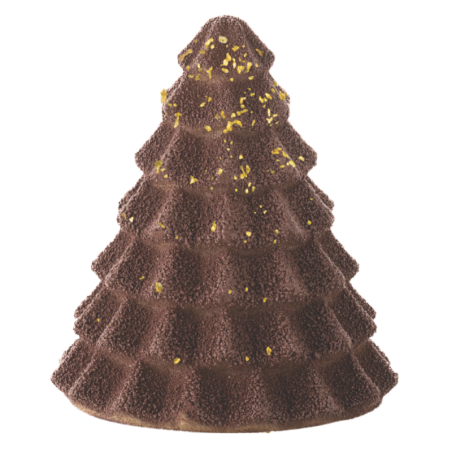 Sapin Magique Silikomart - choinka - forma silikonowa do monoporcji i deserów - śr. 67 x wys. 74 mm / poj. 85 ml x 6 porcji