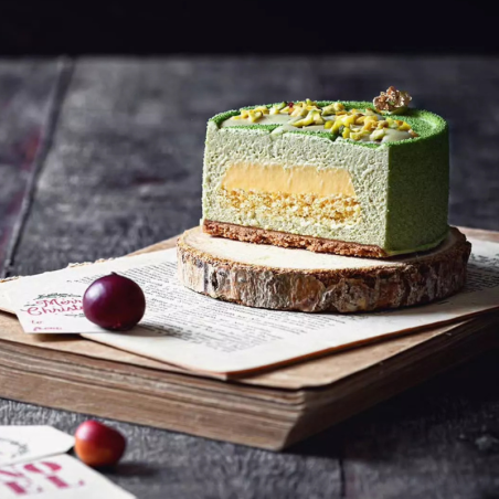 Mini Hiver Silikomart - choinka - forma silikonowa do cylindrycznych monoporcji - śr. 70 x wys. 30 mm / poj. 108 ml x 6 porcji