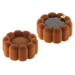 Charlotte 100 Silikomart - forma silikonowa do monoporcji - śr. 70 x wys. 30 mm / poj. 108 ml x 6 porcji