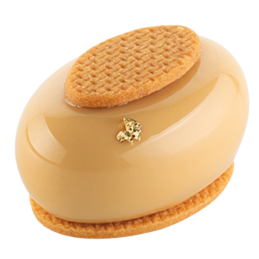 Oval 30 Silikomart - zestaw do owalnych monoporcji - forma silikonowa z wykrojnikiem - poj. 70 ml x 8 porcji