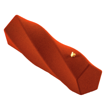 Twist 90 Silikomart - zestaw do monoporcji - śruba - forma silikonowa z wykrojnikiem - poj. 90 ml x 6 porcji