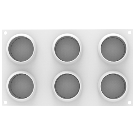 The Slice of Citrus 100 Silikomart - zestaw form silikonowych z wykrojnikiem - plastry cytrusów - poj. 100 ml x 6 porcji