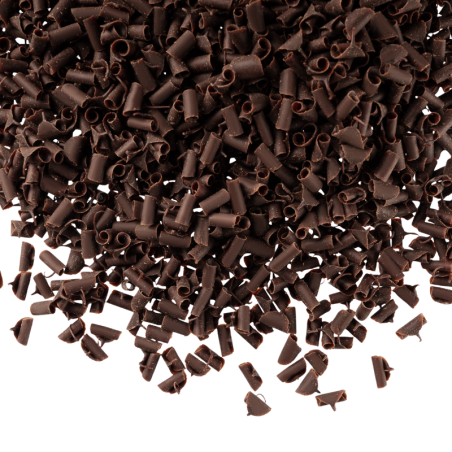 4 kg POSYPKA DESEROWA MINI 3325424 BARBARA DECOR dekoracyjne wiórki z ciemnej czekolady 7 x 3 mm