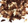 op. 1 kg POSYPKA DUO BARBARA DECOR dekoracyjne wiórki białej i ciemnej czekolady 9 x 5 mm (produkt konfekcjonowany)