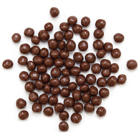 op. 0.5 kg CRUNCHIES MILK AGAT 09731 BARBARA DECOR chrupiące kuleczki ryżowe w mlecznej czekoladzie - śr. 4 mm