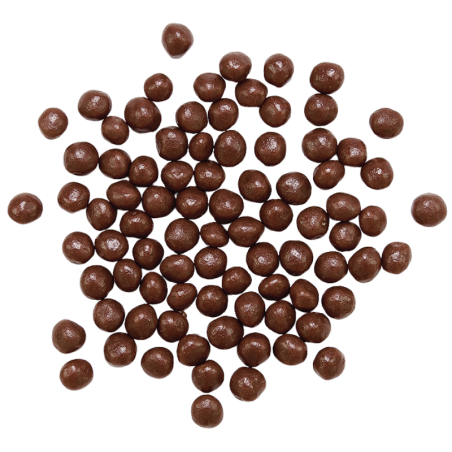 op. 0.5 kg CRUNCHIES MILK AGAT 09731 BARBARA DECOR chrupiące kuleczki ryżowe w mlecznej czekoladzie - śr. 4 mm