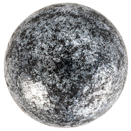 op. 49 szt. Czarna Perła - 331057 Barbara Decor - srebrne kulki dekoracyjne z białej czekolady - śr. 27 mm