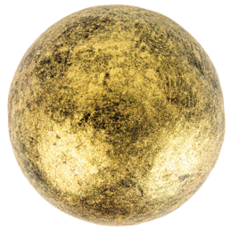 op. 49 szt. Czarna Złota Perła - 331056 Barbara Decor - złote kulki dekoracyjne z białej czekolady - śr. 27 mm