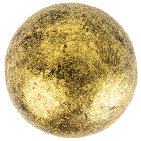 op. 49 szt. Czarna Złota Perła - 331056 Barbara Decor - złote kulki dekoracyjne z białej czekolady - śr. 27 mm