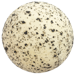 op. 49 szt. Kulki Czarny Pieprz - 331042 Barbara Decor - dekoracyjne kulki z białej czekolady w czarne plamki - śr. 27 mm