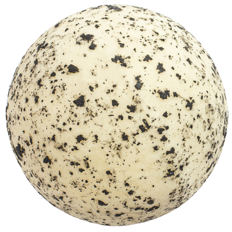 op. 49 szt. Kulki Czarny Pieprz - 331042 Barbara Decor - dekoracyjne kulki z białej czekolady w czarne plamki - śr. 27 mm