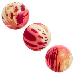 op. 112 szt. Kulki Florence - 33746 Barbara Decor - trójwymiarowe dekoracje z białej czekolady - śr. 24 mm