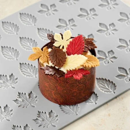 GG077 Foliage - jesienne liście - forma silikonowa do dekoracji - gourmand inspirations Pavoni Italia