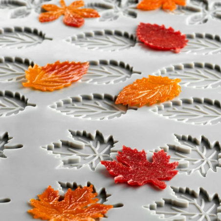 GG077 Foliage - jesienne liście - forma silikonowa do dekoracji - gourmand inspirations Pavoni Italia