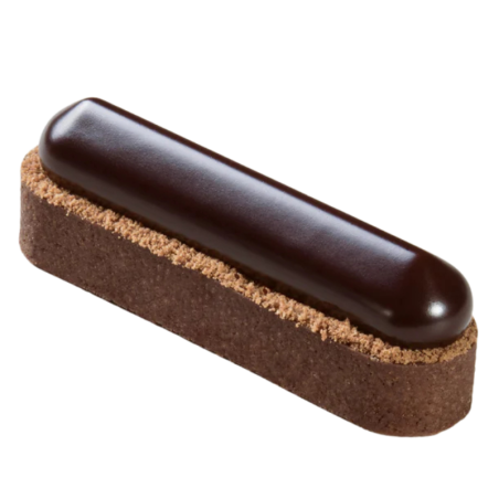 PX3211 Pill Pavoni - cukiernicza forma silikonowa - dł. 117 x szer. 24.5 x wys. 19.5 mm / poj. 40 ml x 10 porcji