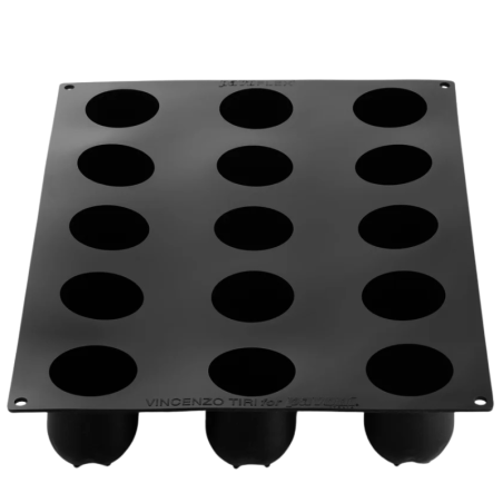 PX43113 Panettone Pavoni Italia - forma silikonowa do świątecznych deserów - śr. 55 x wys. 65 mm / poj. 130 ml x 15 porcji