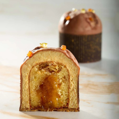 PX43113 Panettone Pavoni Italia - forma silikonowa do świątecznych deserów - śr. 55 x wys. 65 mm / poj. 130 ml x 15 porcji