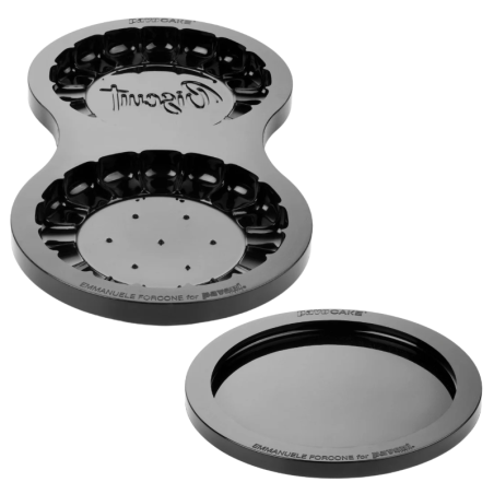 KE111 Biscuit Pavoni - zestaw form silikonowych do tortu w kształcie ciasteczka z kremem - śr. 160 x wys. 52 mm / poj. 920 ml