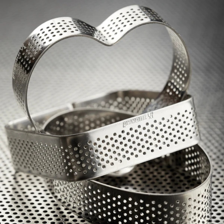 PX3206 Heart Pavoni - forma silikonowa do deserów w kształcie serca - dł. 65 x szer. 60 x wys. 1 mm / poj. 46 ml x 8 porcji