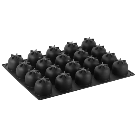 PX4332 Mandarynka - forma silikonowa do deserów w kształcie owoców - śr. 57 x wys. 50 mm / poj. 90 ml x 20 porcji