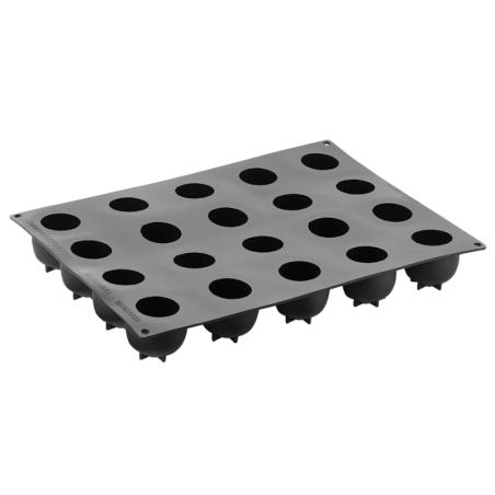 PX4332 Mandarynka - forma silikonowa do deserów w kształcie owoców - śr. 57 x wys. 50 mm / poj. 90 ml x 20 porcji