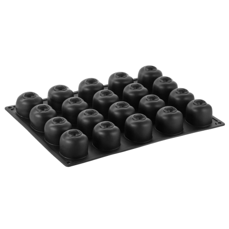 PX4331 Brzoskwinia i wiśnia - forma silikonowa w kształcie owoców - dł. 58 x szer. 53 x wys. 46 mm / poj. 90 ml x 20 porcji