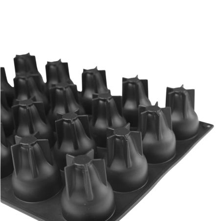 PX4329 Gruszka - forma silikonowa do deserów w kształcie owoców - śr. 53 x wys. 70 mm / poj. 90 ml x 20 porcji