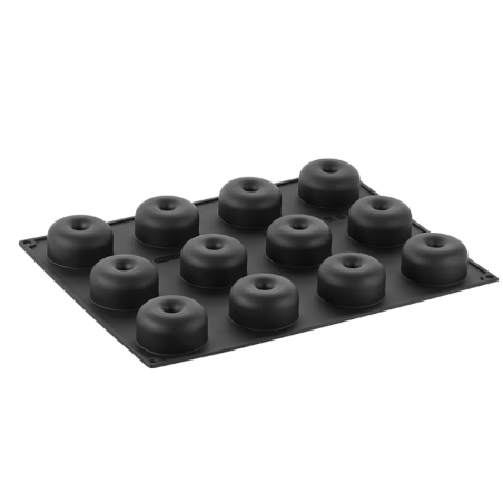 PX4349 Loop Pavoni Italia - cukiernicza forma silikonowa - śr. 65 x wys. 34 mm / poj. 90 ml x 12 porcji