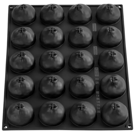 PX4359 Citron - forma silikonowa do deserów w kształcie cytryny - śr. 60 x wys. 37 mm / poj. 65 ml x 20 porcji