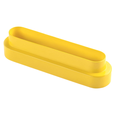 PX4352 Pelota Pavoni - zestaw forma silikonowa z wykrojnikiem - dł. 130 x szer. 32 x wys. 28 mm / poj. 90 ml x 14 porcji