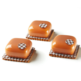 PX4343 Mister Pavoni - cukiernicza forma silikonowa - dł. 58 x szer. 58 x wys. 33 mm / poj. 90 ml x 12 porcji