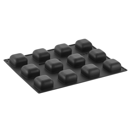 PX4343 Mister Pavoni - cukiernicza forma silikonowa - dł. 58 x szer. 58 x wys. 33 mm / poj. 90 ml x 12 porcji