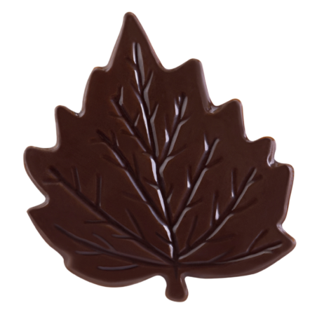 216 szt. ZESTAW LISTKI CIEMNE 33992 BARBARA DECOR dekoracja z ciemnej czekolady 30 x 45 mm