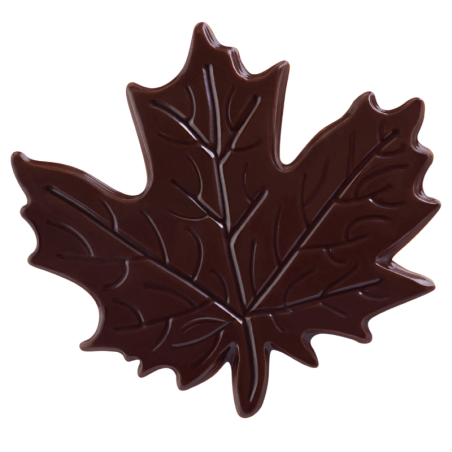 216 szt. ZESTAW LISTKI CIEMNE 33992 BARBARA DECOR dekoracja z ciemnej czekolady 30 x 45 mm