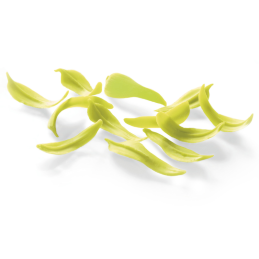 2,5 kg LISTKI WIERZBY LEMON 50 mm dekoracja z białej czekolady 333308 Barbara Decor