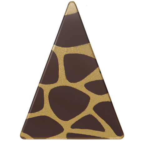 252 szt. SAFARI TRIO dekoracja z czekolady deserowej dł. 48 mm 33957 Barbara Decor