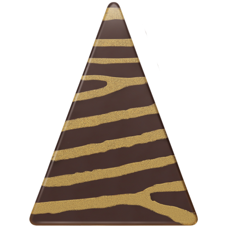 252 szt. SAFARI TRIO dekoracja z czekolady deserowej dł. 48 mm 33957 Barbara Decor