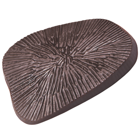 op. 144 szt. Paleo 33400 Barbara Decor - oryginalna dekoracja z ciemnej czekolady - dł. 45 x szer. 43 mm