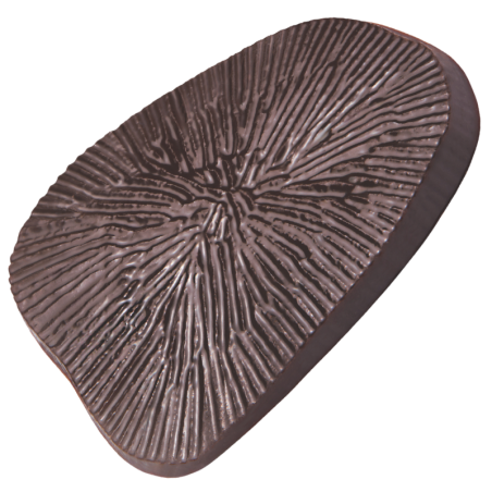 op. 144 szt. Paleo 33400 Barbara Decor - oryginalna dekoracja z ciemnej czekolady - dł. 45 x szer. 43 mm