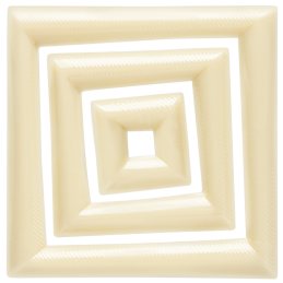 op. 60 szt. Kwadraty - 33708 Barbara Decor - kreatywny zestaw dekoracji z białej czekolady - dł. 23-64 mm