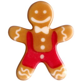 135 szt. PAN CIASTEK 33743 BARBARA DECOR bożonarodzeniowa dekoracja z białej czekolady 25 x 36 mm