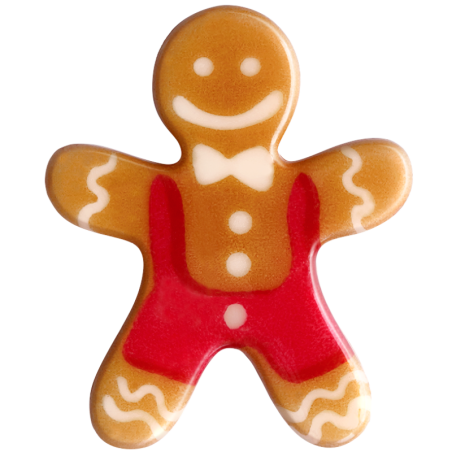 135 szt. PAN CIASTEK 33743 BARBARA DECOR bożonarodzeniowa dekoracja z białej czekolady 25 x 36 mm