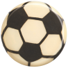 189 szt. BIAŁO-CZARNA PIŁKA FOOTBALL dekoracja z białej czekolady ∅ 30 mm 3445 Barbara Decor