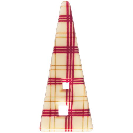 132 szt. AŻURKI TANGO 33729 BARBARA DECOR dekoracja z białej czekolady dł. 83 mm