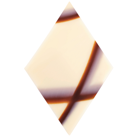 390 szt. ROMB MARBLE 331049 BARBARA DECOR marmurkowa dekoracja czekoladowa 35 x 60 mm