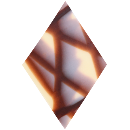 390 szt. ROMB MARBLE 331049 BARBARA DECOR marmurkowa dekoracja czekoladowa 35 x 60 mm