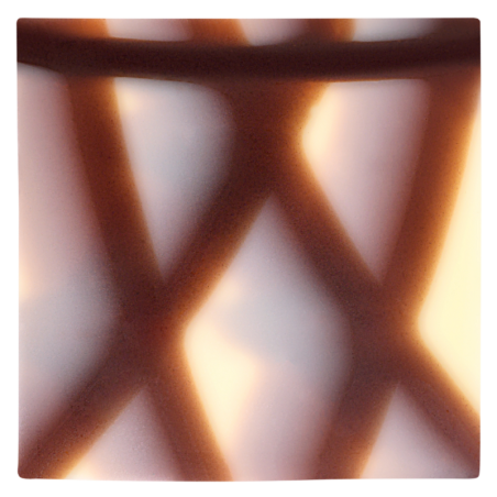 390 szt. KWADRAT MARBLE 331048 BARBARA DECOR marmurkowa dekoracja czekoladowa 40 x 40 mm