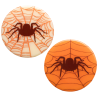 op. 189 szt. Pająki - 33774 Barbara Decor - zestaw dekoracji czekoladowych na Halloween - 30 mm